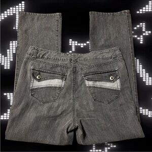 Style & Co. Gray Straight Leg Jeans